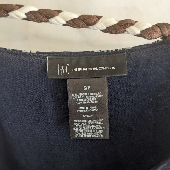 INC pretty blue blouse - Picture 2 of 5